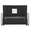 2 Seater Sofa Bed with Adjustable Backrest & Convertible Pull Out Bed Light Grey