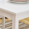 4 Colours Solid Wood Dining Table and 2 Chairs Set Kitchen Room Home Furniture
