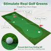 10 x 3.3 FT Golf Putting Green Indoor Outdoor Large Golf Practice Mat w/3 Holes