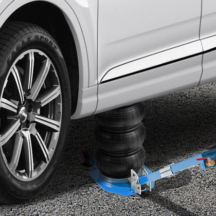 3Ton/6600lbs 3 Bag Air Jack Pneumatic Jack for Car SUV Lifting w/Folding Handle