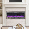 40inch Electric Fireplace Wall-mounted Meida Wall LED Fire Insert Log with Vent
