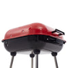 Trolley Portable Outdoor Charcoal BBQ Grill Cart with Wheels&Lid&Bottom Shelf