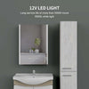 Illuminated LED Bathroom Mirror Cabinet Demister/Sensor/Clock/Shaver Socket
