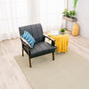 Armchair Stylish Living Room Accent Chair Wood Frame Armchair，Artificial Leather