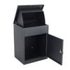 Outdoor Waterproof Parcel Delivery Drop Box Lockable Storage Letter Post Box+Key
