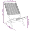 Folding Garden Chairs 4 pcs Black Solid Wood Acacia S9V2