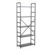 3/4/5 Tier Vertical Wooden Ladder Shelving Shelf Retail Display Storage Bookcase