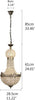 Crystal Chandelier Ceiling Light Fixture Pendant Lamp for Hall Living room