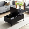 Black Coffee Table Lift Up Top With Storage Living Room Home Office