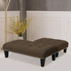 Linen Fabric Bench Footstool Ottoman Footrest Soft Children Stool Low Chair Seat