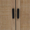 Wooden Storage Cabinet Side Furniture Cupboard Bedroom Hallway 2 Tier Shelf Unit