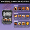 6L Health Grill and Air Fryer, Smart Multicooker, Griddle, Roast, Bake & Broil