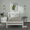 Merax Single Bed 3ft Solid Wooden Bed Frame Bedroom Furniture Adults/Kids 90x190