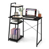 Study Writing Desk 100cm Home Office Computer Desk w/storage-Black
