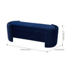 Upholstered Velvet Bed End Bench Ottoman Storage Lounge Bench Window Seat