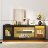 TV Stand Cabinet Unit, 65 Inch TV Unit TV Table Living Room Furniture Modern Sty