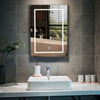 LED Bathroom Mirror Cabinet with Lights Touch Switch 3 Colors LED with Storage