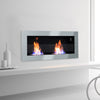 Insert/Wall Mounted Bio Ethanol Fireplace Biofire Fire Burner Glass Professional