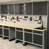 XL Wall Mounted Tool Cabinet Lockable Door Metal Tool Organizer Workshop Garage