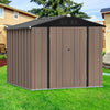 6FT*8FT Garden Sheds Shed House Large Tool Storage Steel Outdoor Patio Oganizer