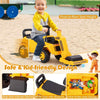 Toddlers Push Car Kids Ride on Construction Vehicle Foot-To-Floor Ride On Toy