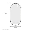 LED Bathroom Mirror Lights Touch Switch Sensor Demister Pad Illuminated Makeup