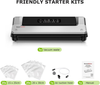 High-Speed Strong Vacuum Sealer Machine with 4 Modes, Sous Vide & 40 Vacuum Bags