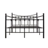 Strong Metal Bed Frame 4ft 4ft6 Double Size Solid Bedstead Base +MATTRESS