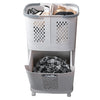 Large Laundry Sorter Cart Hamper Organizer Washing Clothes Bin Basket On Wheels