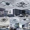 Modern Chandelier LED Lamp Black Frame Ceiling Light Living Room Pendant Lights