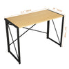 Folding Desk Foldable Computer Desk Table No Assembly Home Office Miami