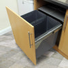 Pullout Soft Close Sliding Recycling Double Kitchen 90L Waste Bin FREE Crusher