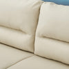 Italians 2/3 Seater Sofa Couch Settee Padded Arm Seat Furniture, Beige