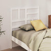 Bed Headboard White 96x4x104 Solid Wood Pine D8Q8