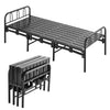 Folding Single Guest Bed Portable Fold Up Metal Framed Childrens Sleeper Home UK