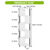 6-Tier Zigzag Corner Bookshelf, Freestanding Bookcase for Living Room, White