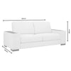 Dusk Lyon Speckled Sand Boucle 3 Seater Sofa RRP £999