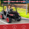 Electric UTV 24V Battery Kids Ride-on Car Toy Vehicle-Black