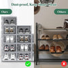 12/24 Shoe Storage Box Organizer Display Unit Shoe Folding Box Durable Organiser