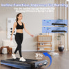 Flamaker Walking Pad 2.25PH 4in1 Under Desk Treadmill 3% Incline Remote Control