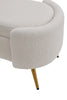 Rectangle Stool Bench Dining Chair Long Seat Shag Shaggy Fluffy Sheepskin Effect