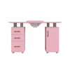 Manicure Nail Table Movable Nail Station Desk with Casters for Nails Art Beauty