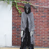 Men's Halloween Scream Horror Ghost Face Mask Hooded Costume Cosplay Fancy Dress