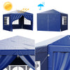 Gazebo Marquee 3x3m Heavy Duty Garden Party Canopy Waterproof Tent with 4 Sides