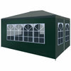 Party Tent 3x4m Green Garden Gazebo Canopy Marquee Shade N6S8