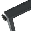 Rectangular Modern Kitchen Furniture Marble Effect Dining Table with Metal Legs