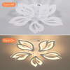 Maple Leaf Chandelier White Frame LED Ceiling Light Living Room Pendant Lights