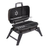 Portable Grill Camping BBQ Garden Barbecue Smoker Burner Charcoal Warming Rack
