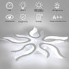 Modern Chandelier LED Lamp White Frame Ceiling Light Pendant Lights Living Ztnca