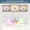 82CM LED CEILING FAN LIGHT 72W DIMMABLE CHANDELIER 6 SPEED WITH REMOTE CONTROL